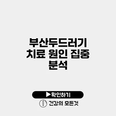 부산두드러기 치료 원인 집중 분석